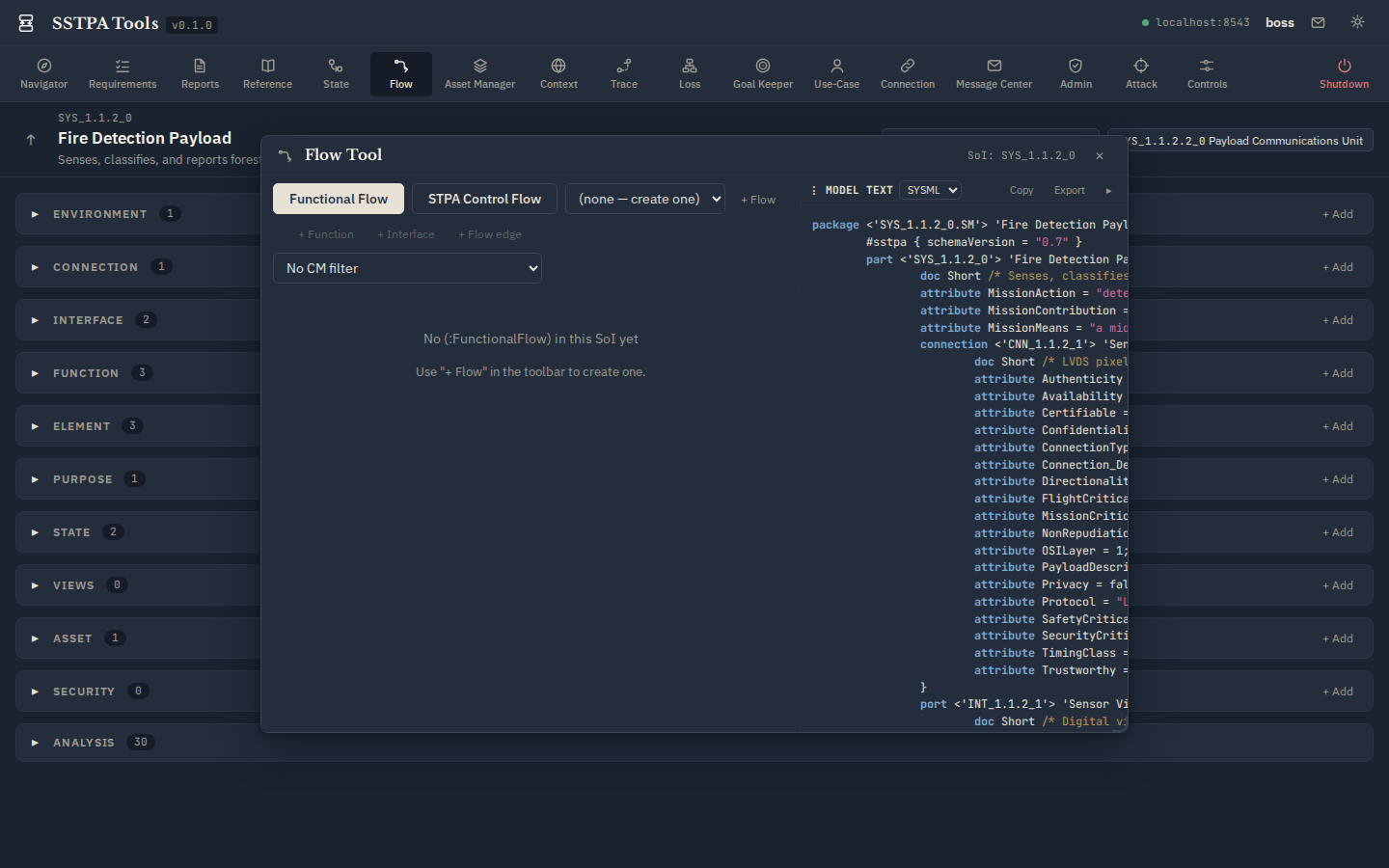Flow Tool in Light and Dark. — Dark theme