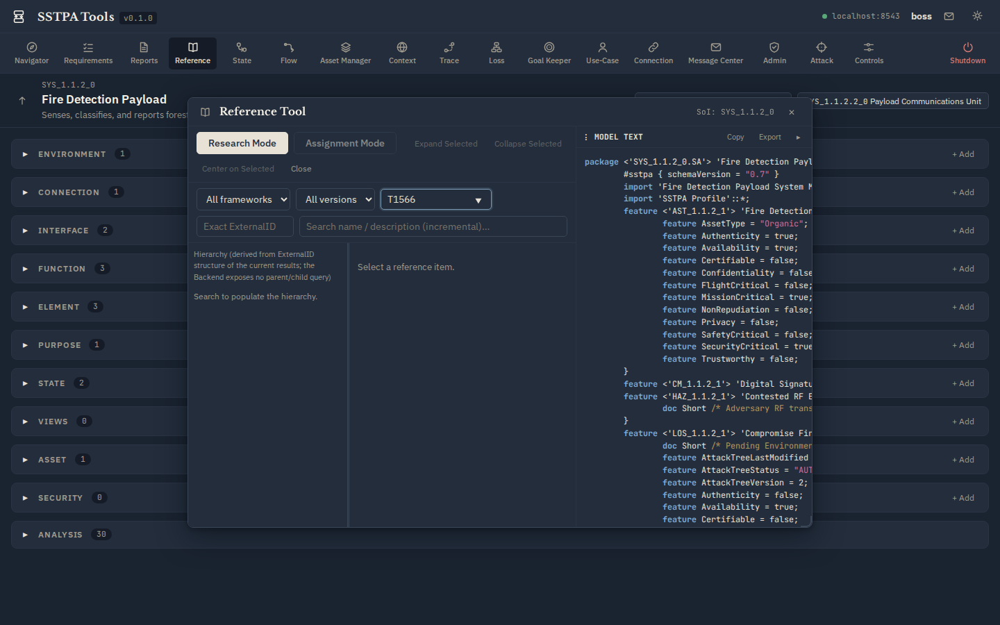 Reference Tool in Light and Dark. — Dark theme